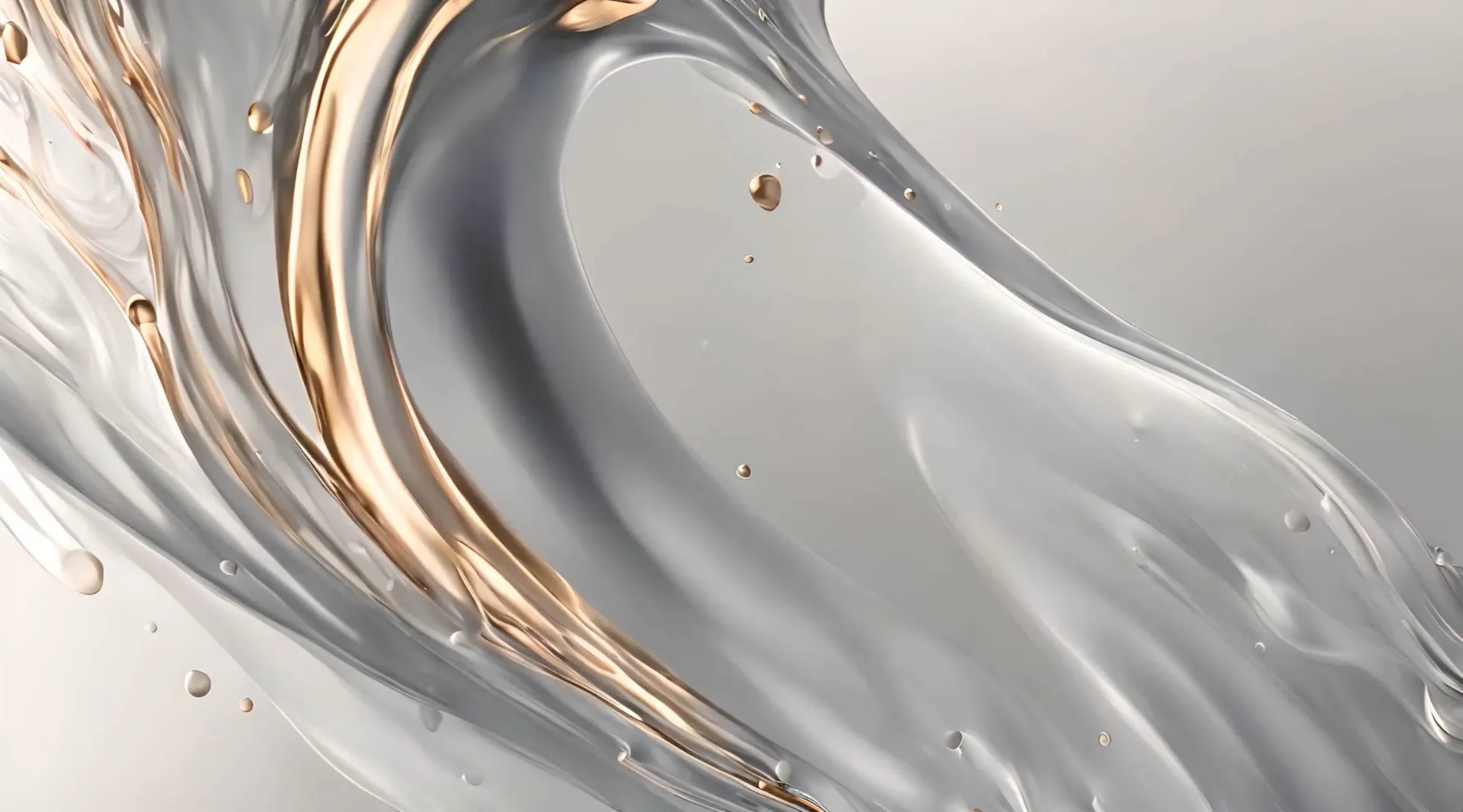 Golden Swirl Elegance Fluid Motion Video
